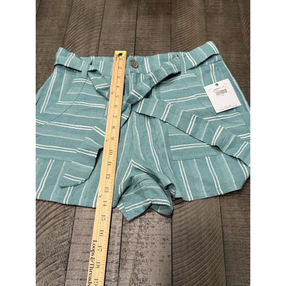 O'Neill Paper Bag Blue Striped Shorts Size 29 - Picture 4 of 4